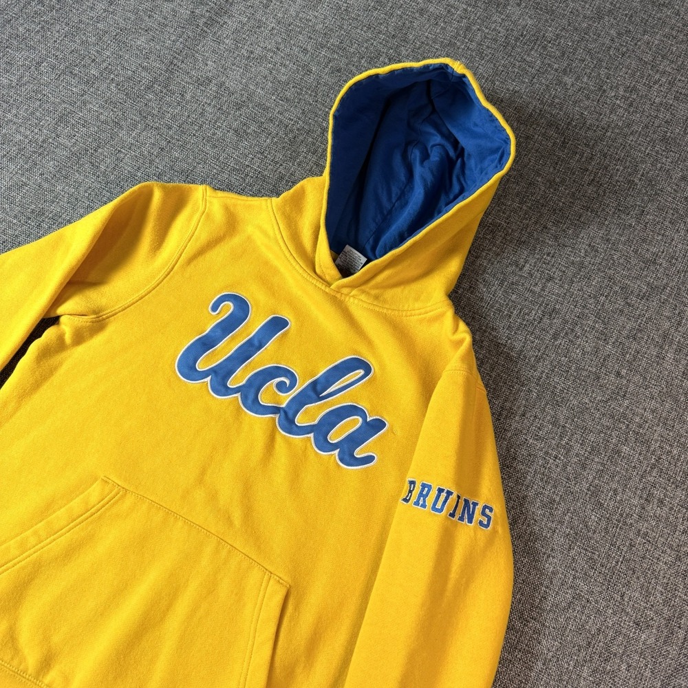 UCLA Bruins Logo Youth Stadium Athletics Blue/Yellow Hoodie Size Medium‎